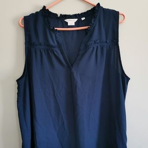 Navy blue top